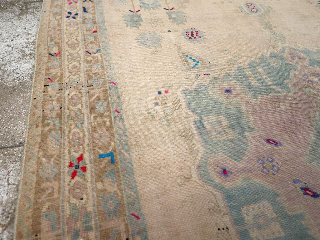Alfombra de acento persa Afshar de mediados del siglo XX Tribal en venta