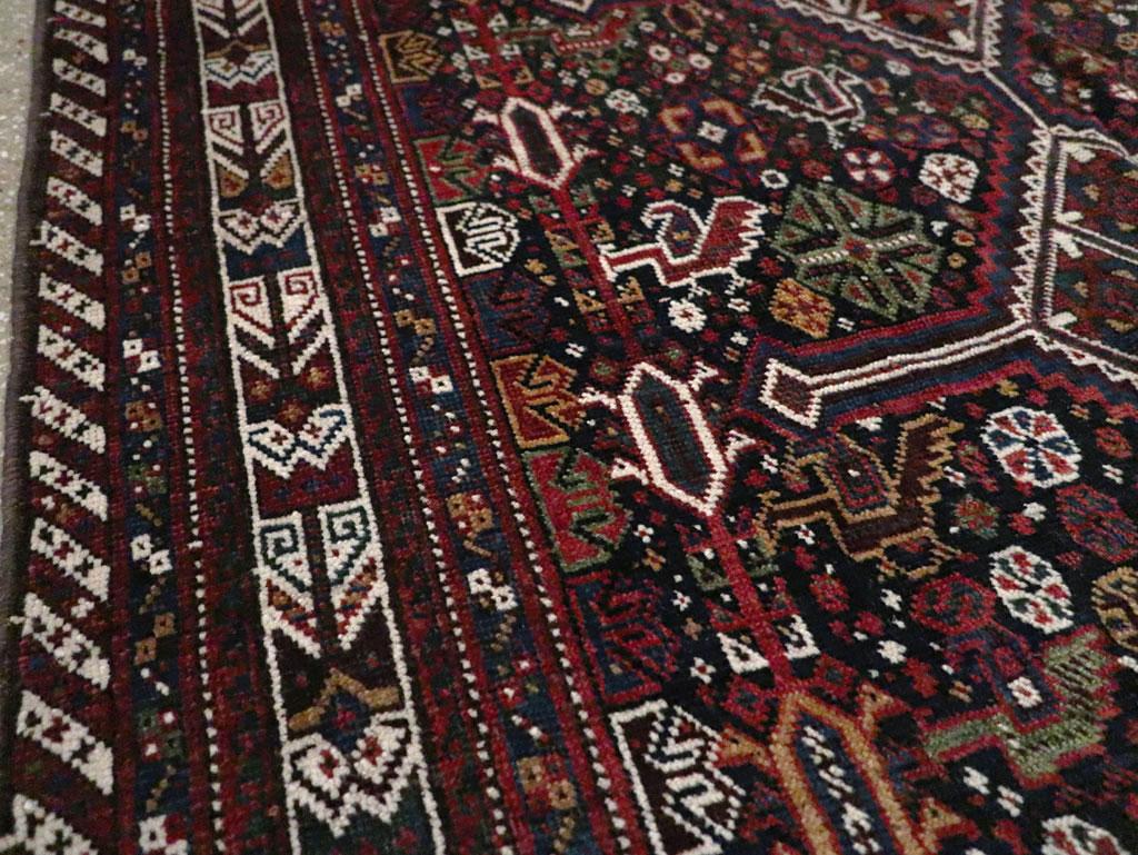 Alfombra de acento persa Afshar de mediados del siglo XX Tribal en venta