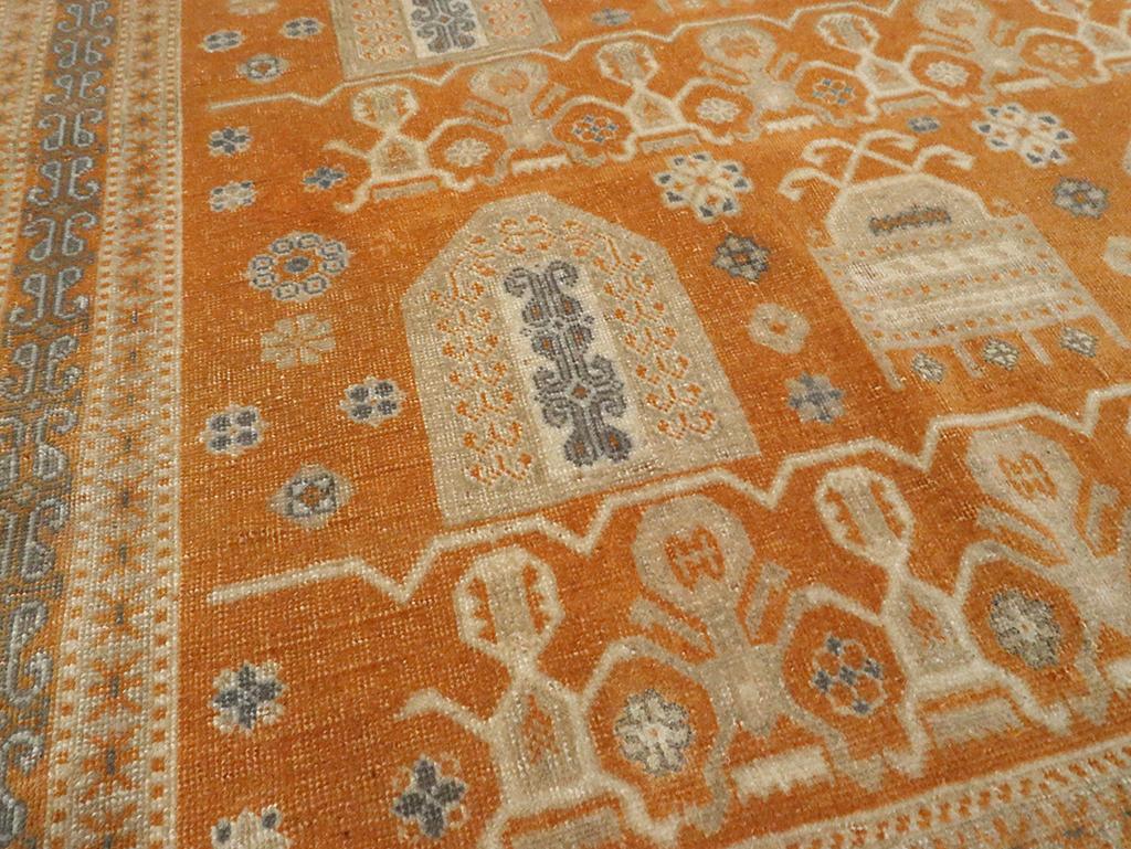 Tribal Mid-20th Century Persian Afshar Accent Rug For Sale