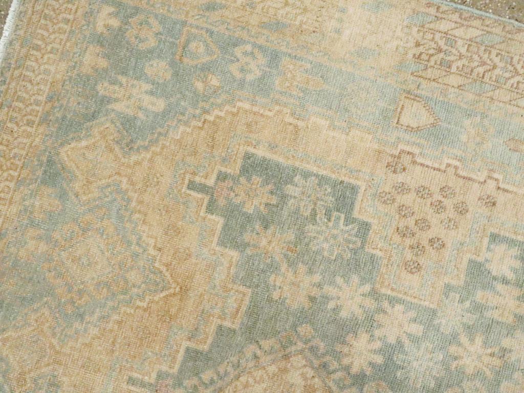 Hand-Knotted Mid-20th Century Persian Afshar Accent Rug For Sale
