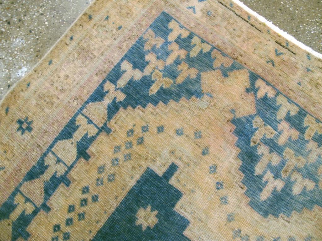 Hand-Knotted Mid-20th Century Persian Afshar Accent Rug For Sale