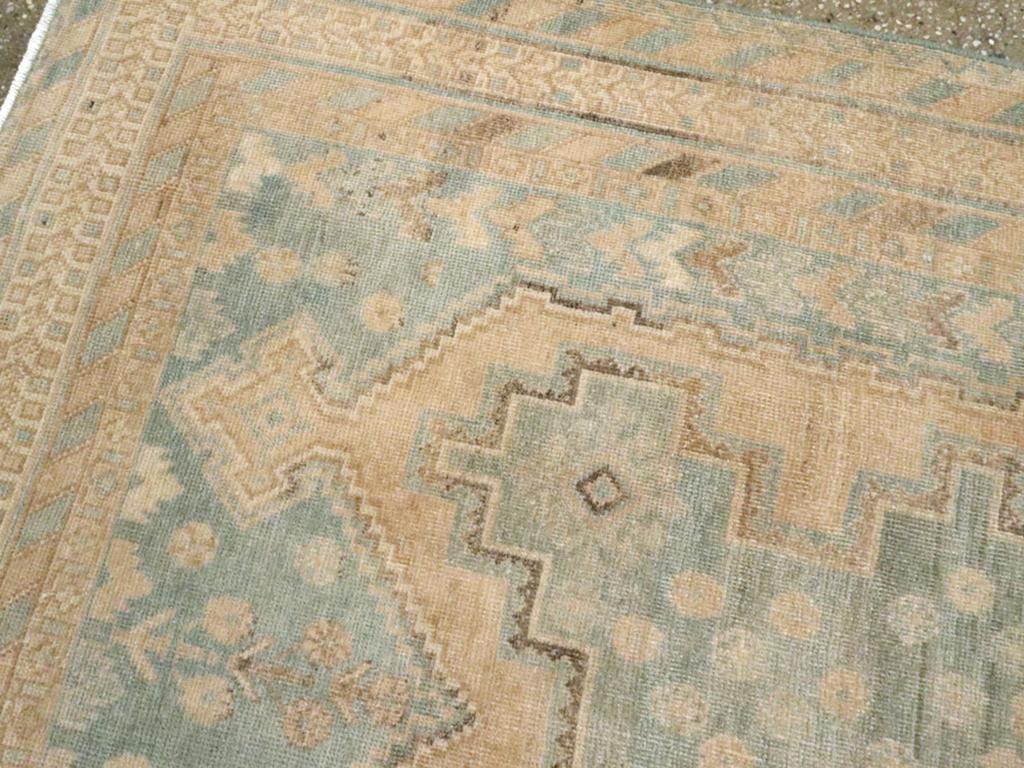 Hand-Knotted Mid-20th Century Persian Afshar Accent Rug For Sale