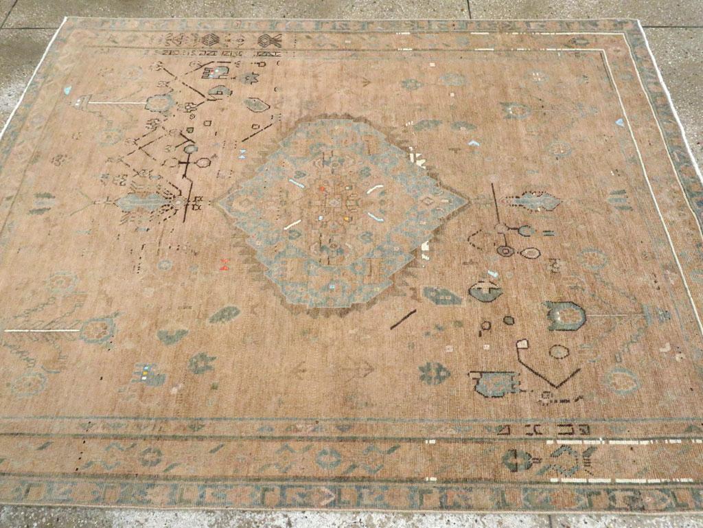Persiano Mid-20th Century Persian Afshar Accent Rug in vendita