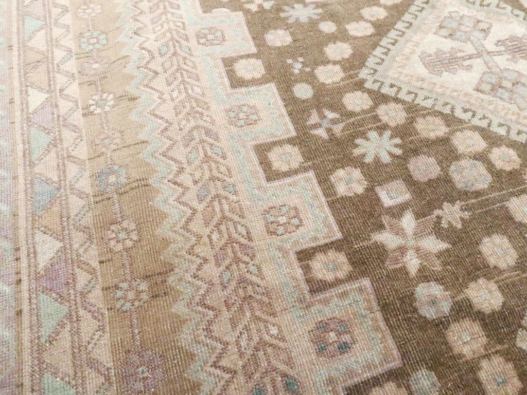 Hand-Knotted Mid-20th Century Persian Afshar Accent Rug For Sale