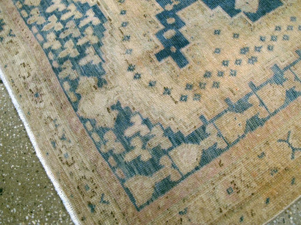 Mid-20th Century Persian Afshar Accent Rug In Excellent Condition For Sale In New York, NY