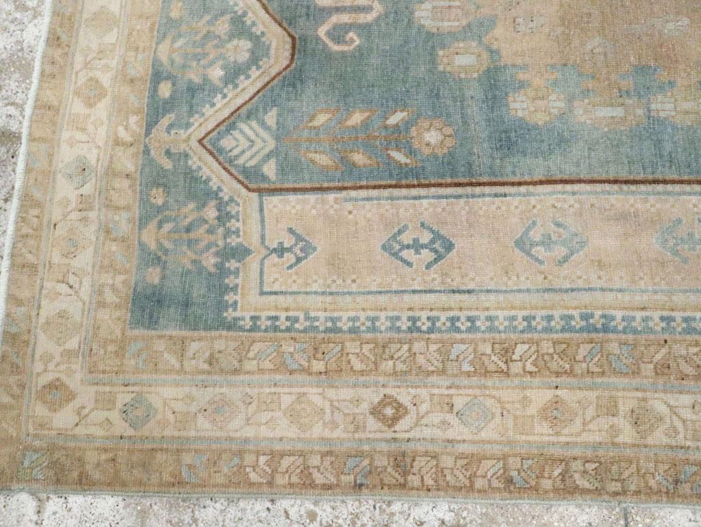 Mid-20th Century Persian Afshar Accent Rug In Excellent Condition For Sale In New York, NY