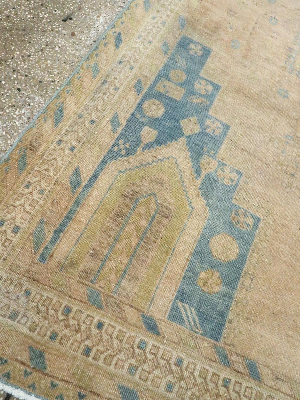 Mid-20th Century Persian Afshar Accent Rug im Zustand „Hervorragend“ im Angebot in New York, NY