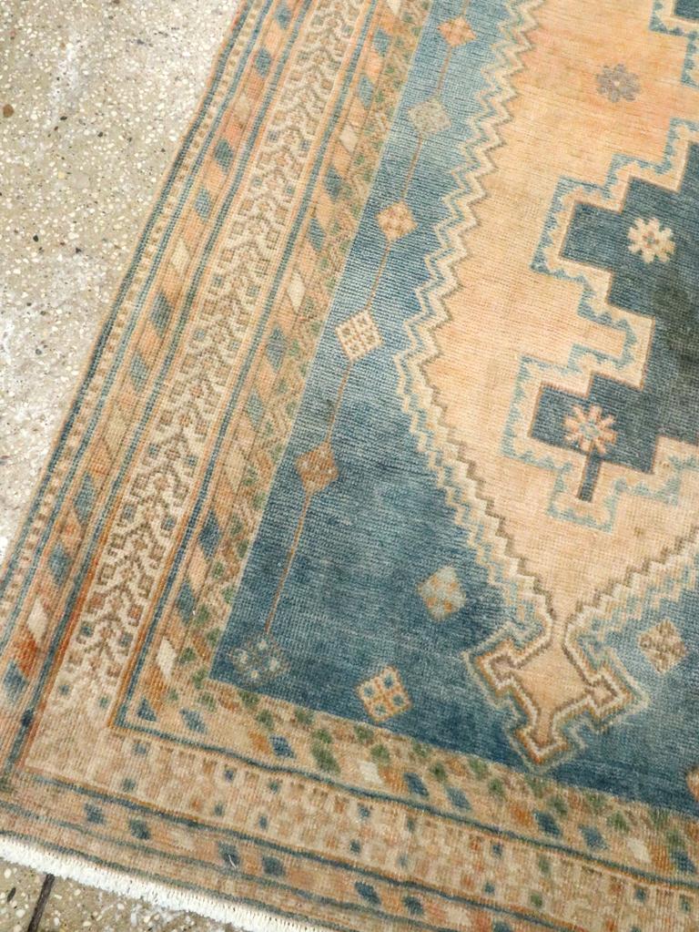 Mid-20th Century Persian Afshar Accent Rug In condizioni ottime in vendita a New York, NY