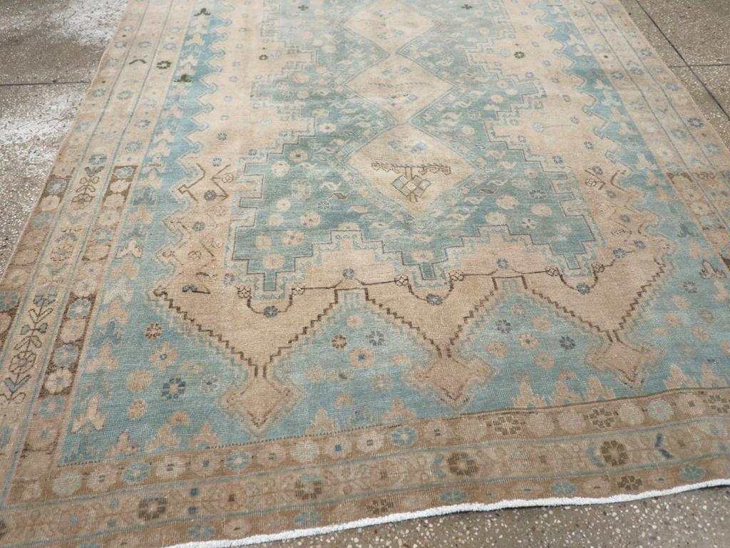 Mid-20th Century Persian Afshar Accent Rug im Zustand „Hervorragend“ im Angebot in New York, NY