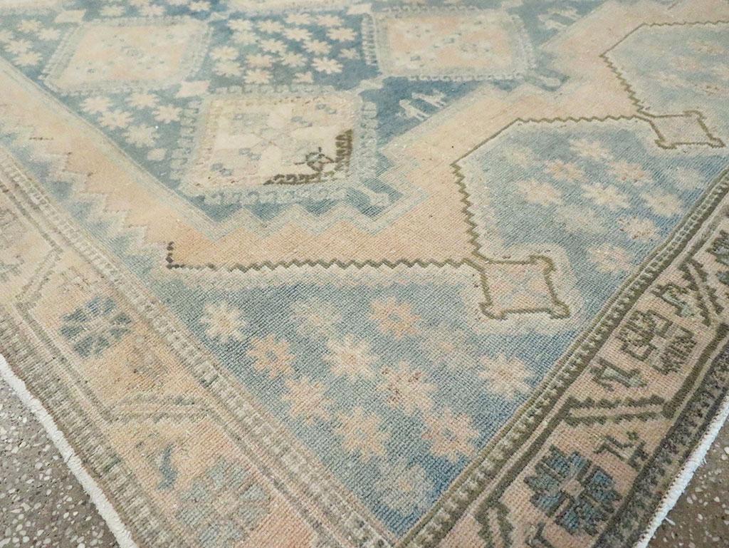 Wool Mid-20th Century Persian Afshar Accent Rug For Sale