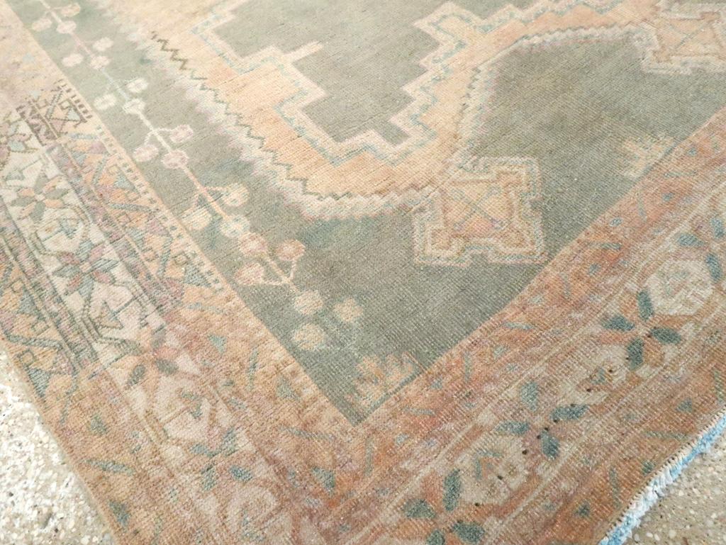 Mid-20th Century Persian Afshar Accent Rug In condizioni ottime in vendita a New York, NY