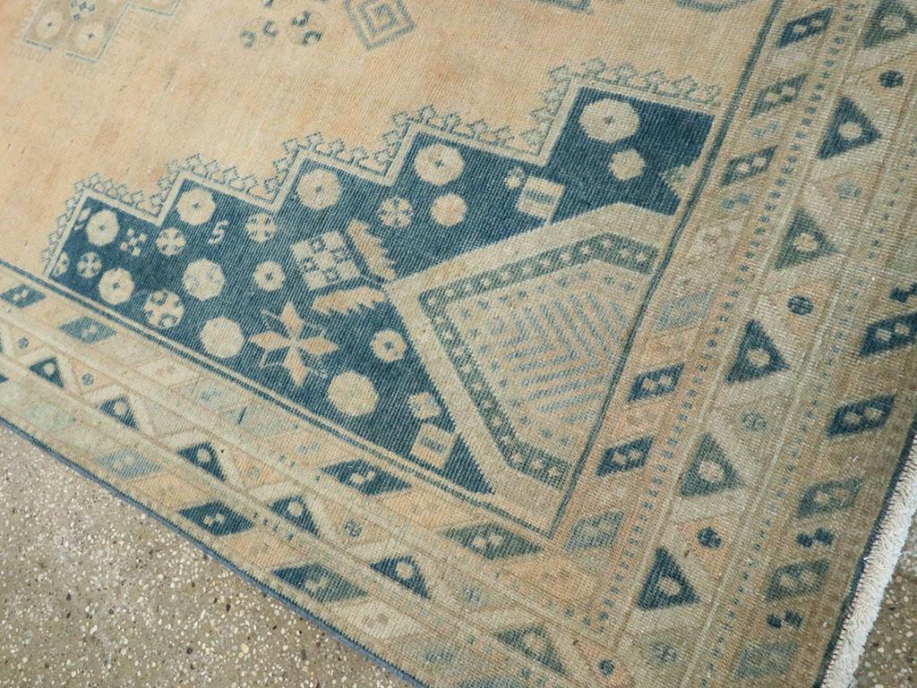 Mid-20th Century Persian Afshar Accent Rug In condizioni ottime in vendita a New York, NY