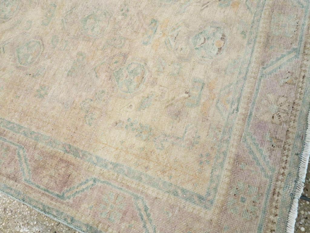 Wool Mid-20th Century Persian Afshar Accent Rug For Sale