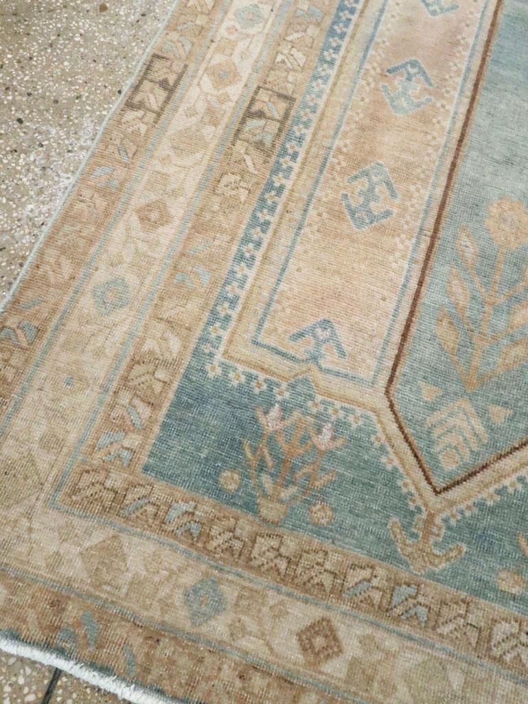 Wool Mid-20th Century Persian Afshar Accent Rug For Sale