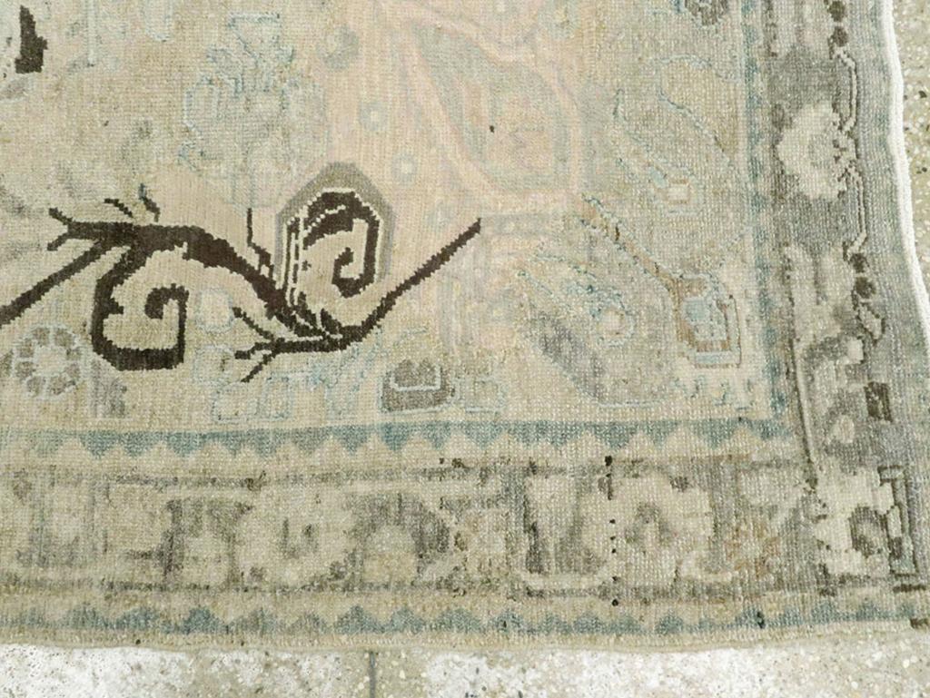 Lana Tappeto da salotto persiano Afshar della metà del XX secolo in vendita