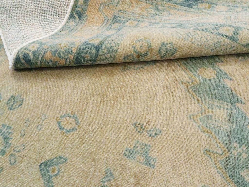 Alfombra de acento persa Afshar de mediados del siglo XX Lana en venta