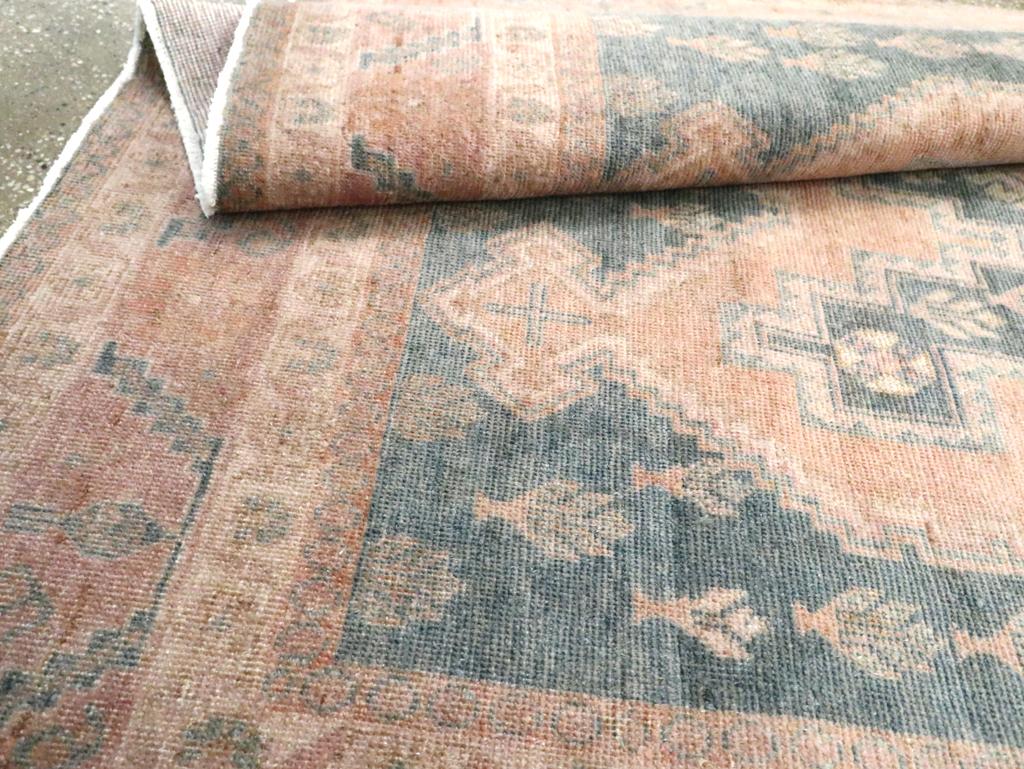 Mid-20th Century Persian Afshar Accent Rug For Sale 1