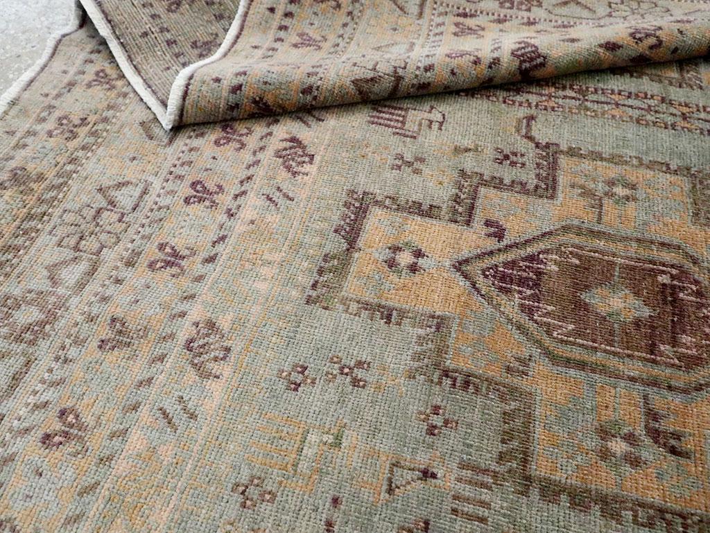 Mid-20th Century Persian Afshar Accent Rug For Sale 1