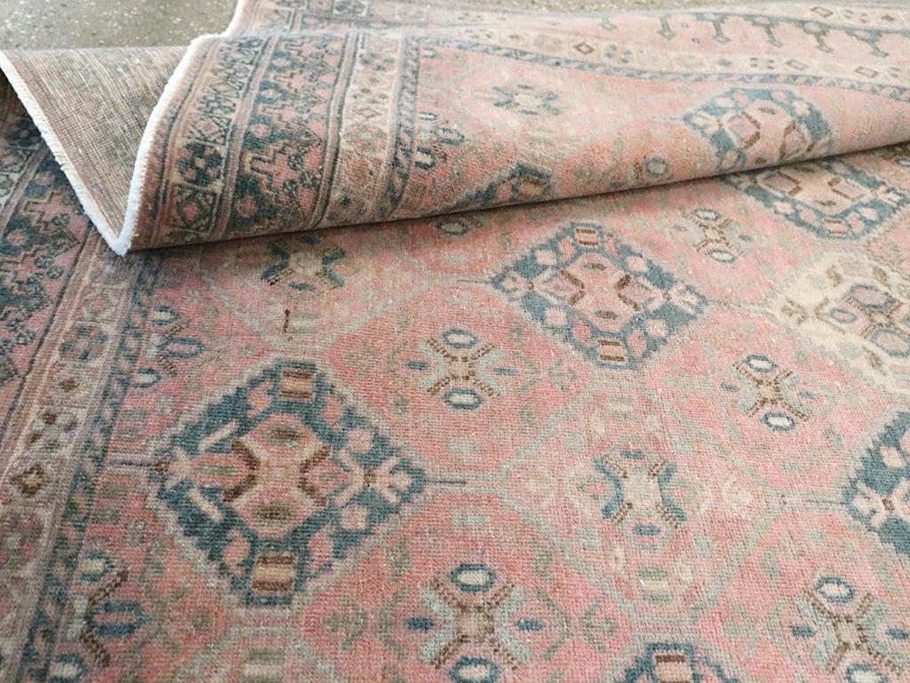 Alfombra de acento persa Afshar de mediados del siglo XX Lana en venta