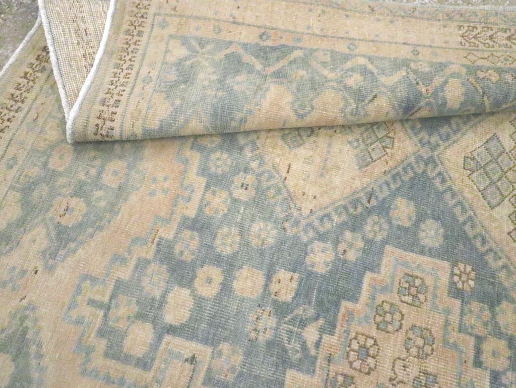 Mid-20th Century Persian Afshar Accent Rug For Sale 2