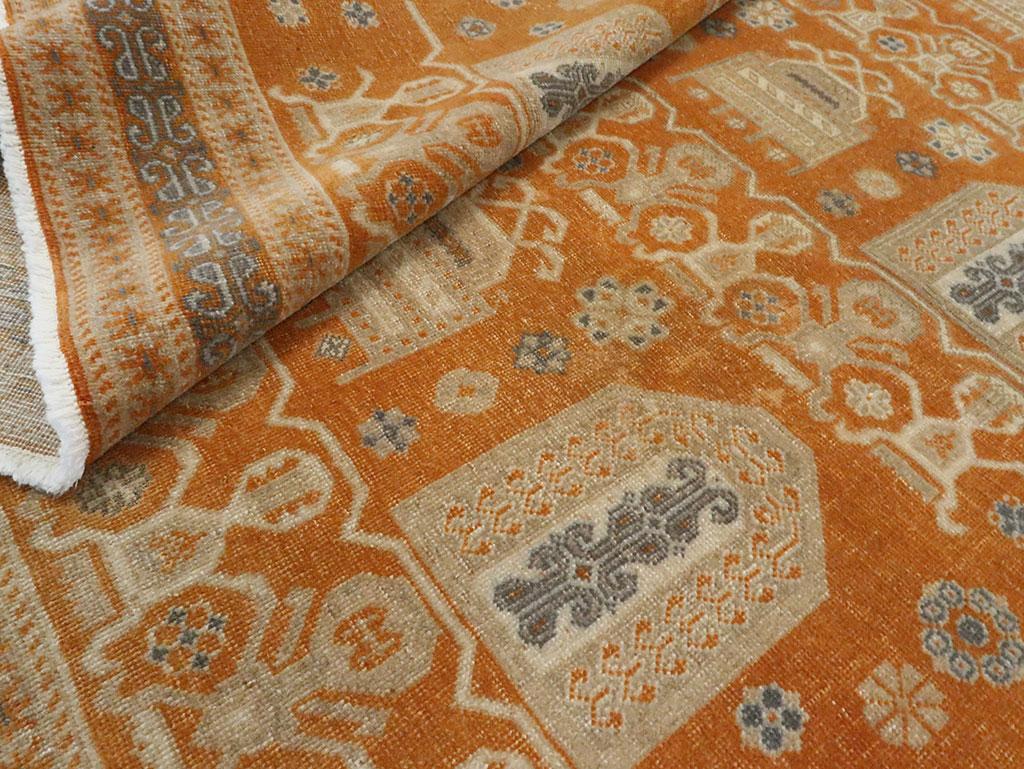 Mid-20th Century Persian Afshar Accent Rug For Sale 2