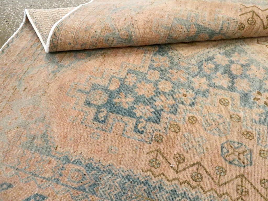 Mid-20th Century Persian Afshar Accent Rug For Sale 2