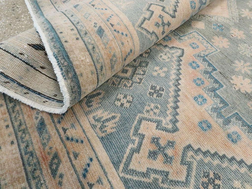 Mid-20th Century Persian Afshar Accent Rug For Sale 2