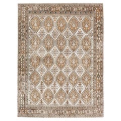 Tapis persan Afshar d'accentuation du milieu du 20e siècle