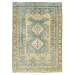 Tapis persan Afshar d'accentuation du milieu du 20e siècle