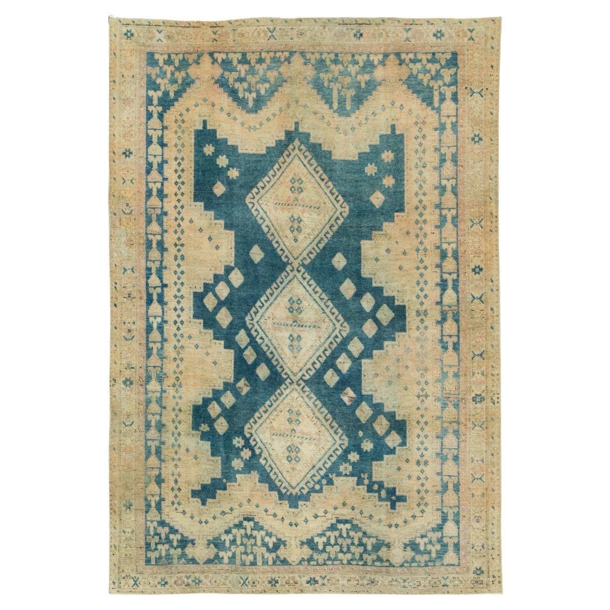 Mid-20th Century Persian Afshar Accent Rug