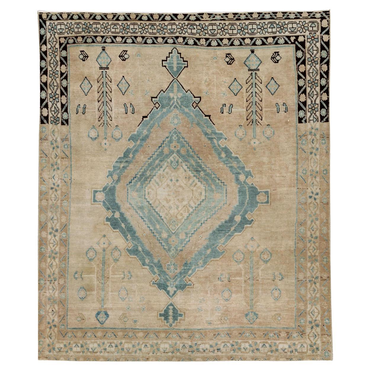 Mid-20th Century Persian Afshar Accent Rug