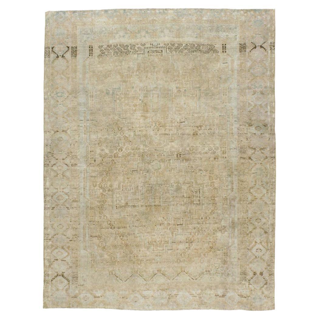 Alfombra de acento persa Afshar de mediados del siglo XX en venta