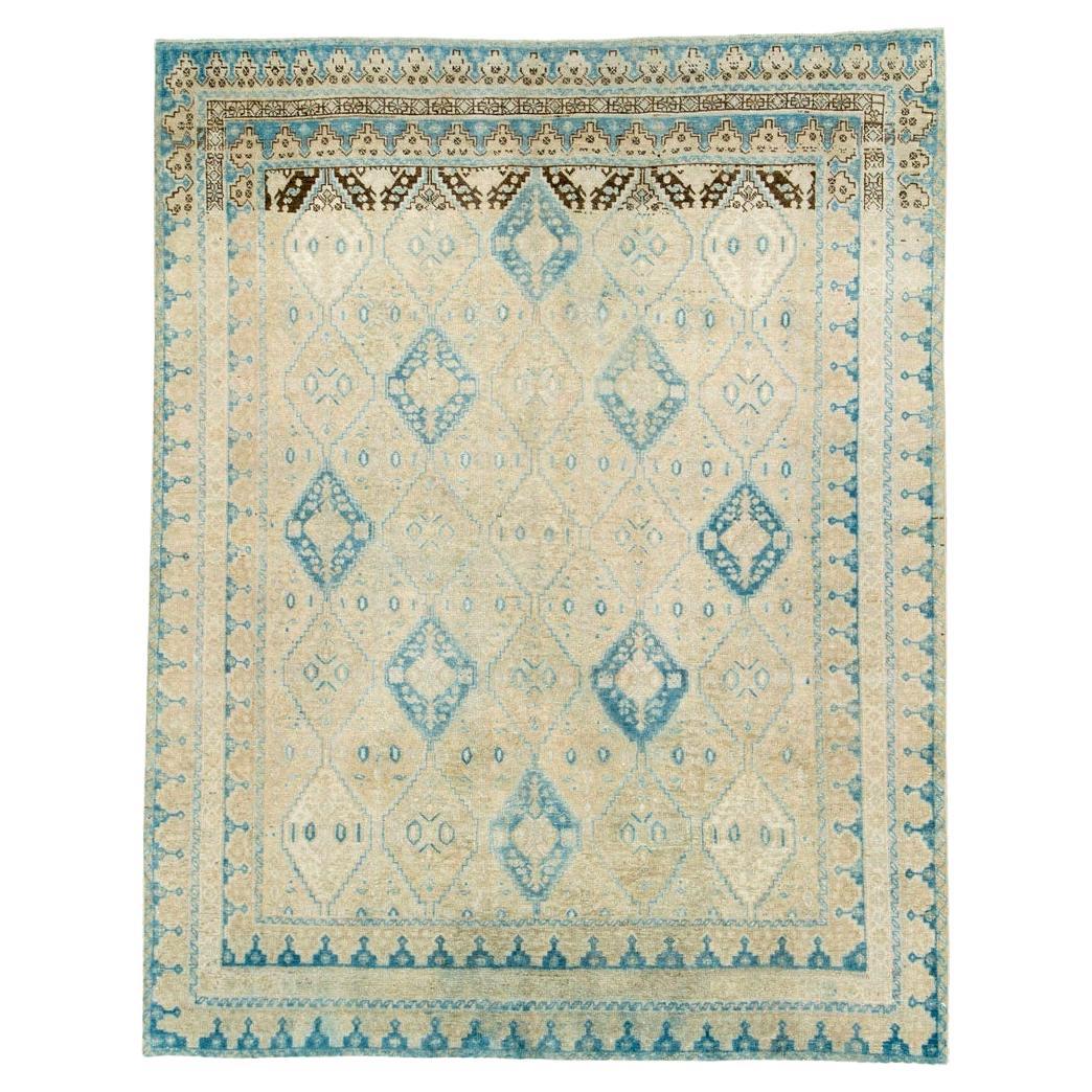 Tappeto da salotto persiano Afshar della metà del XX secolo