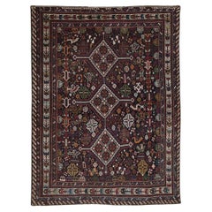 Mid-20th Century Persian Afshar Accent Rug