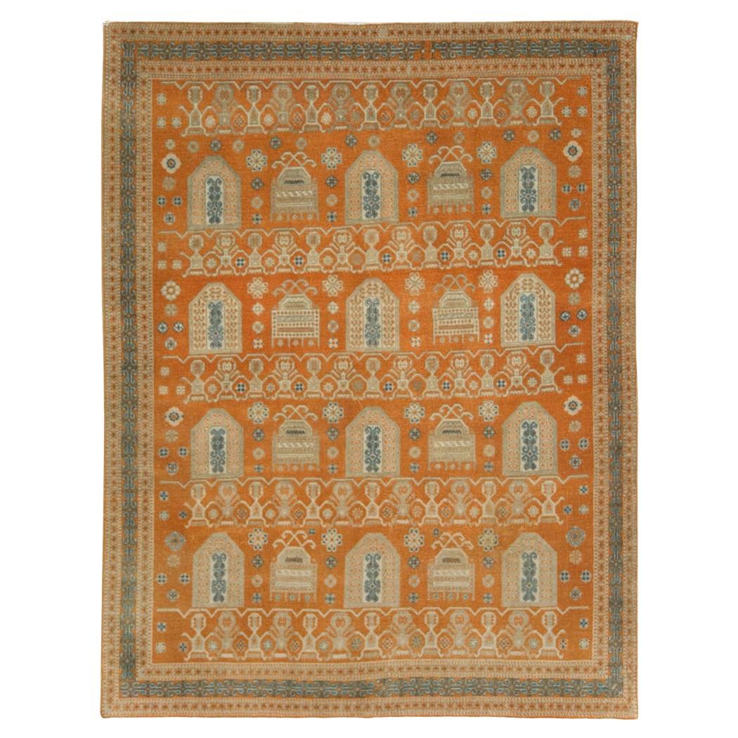 Mid-20th Century Persian Afshar Accent Rug For Sale