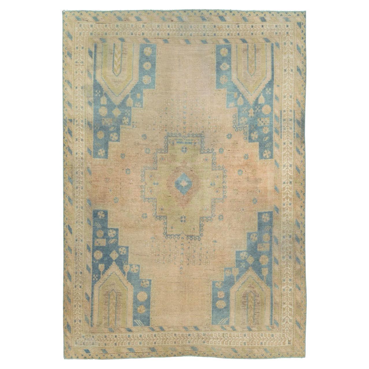 Mid-20th Century Persian Afshar Accent Rug