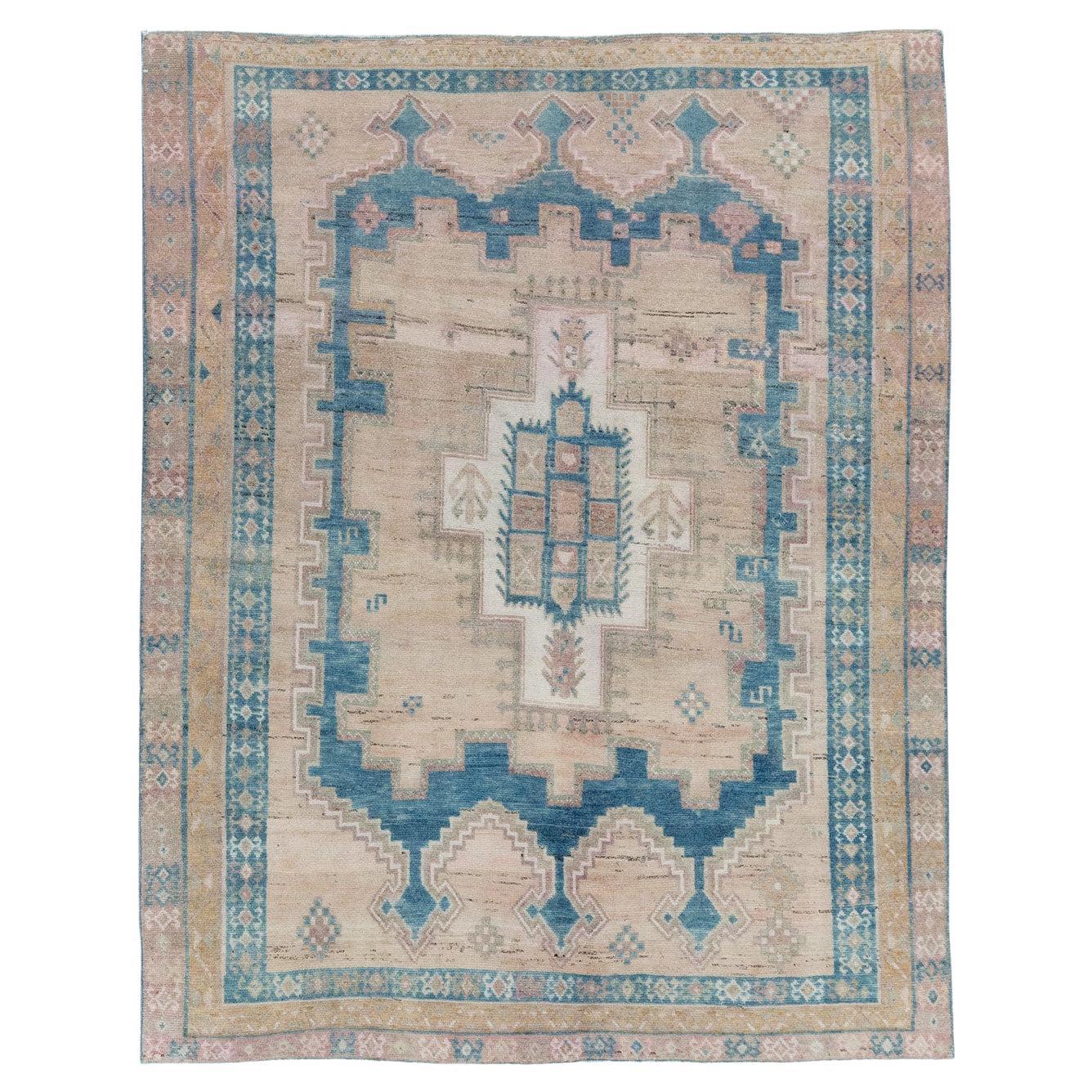 Mid-20th Century Persian Afshar Accent Rug