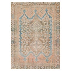Mid-20th Century Persian Afshar Accent Rug