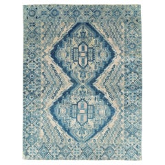 Mid-20th Century Persian Afshar Accent Rug