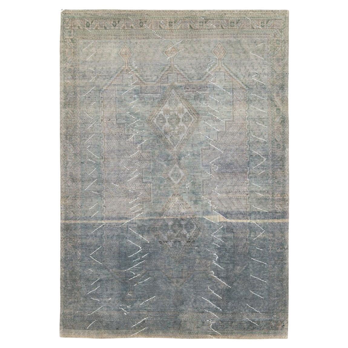 Mid-20th Century Persian Afshar Accent Rug