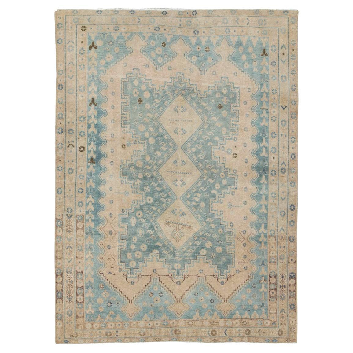 Mid-20th Century Persian Afshar Accent Rug