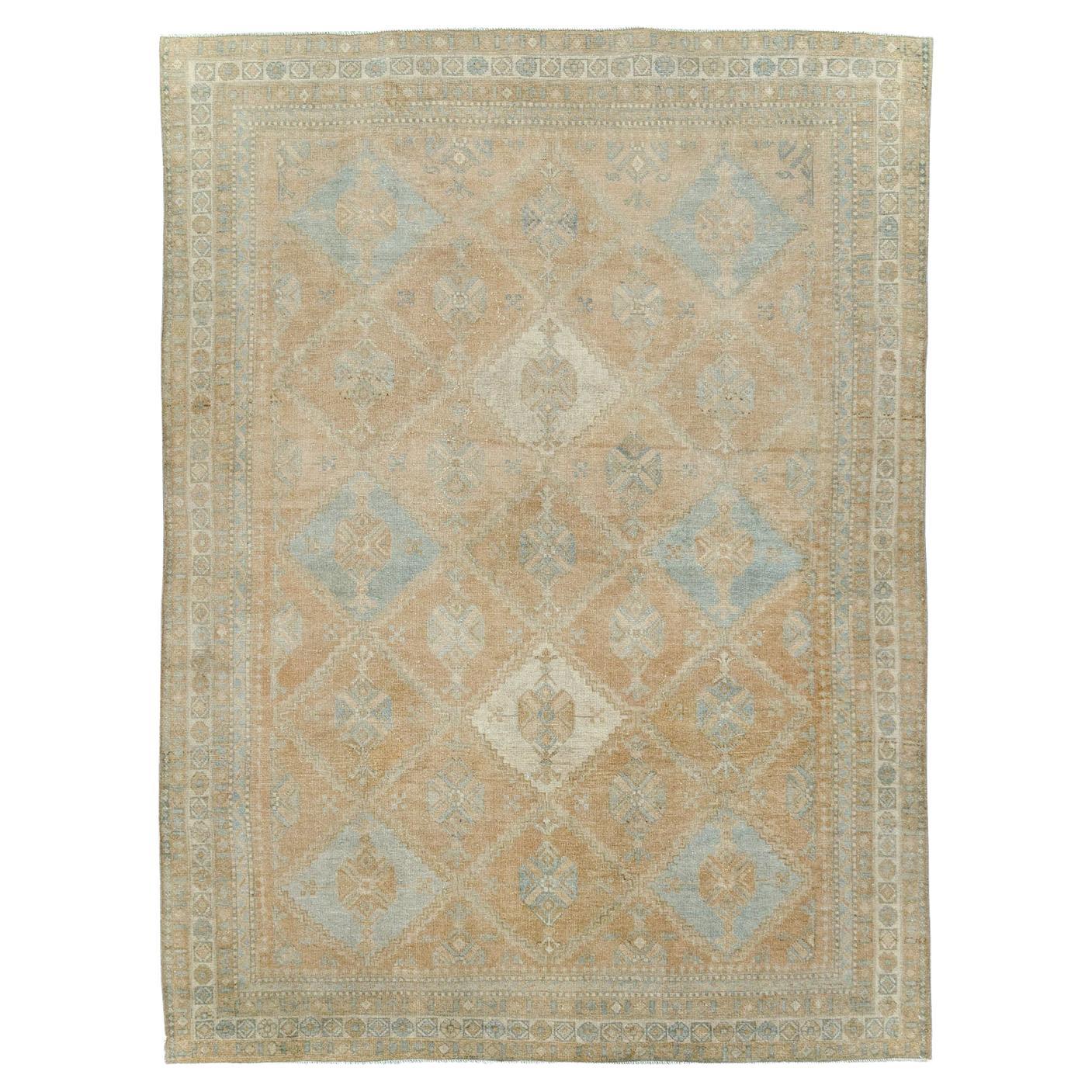 Mid-20th Century Persian Afshar Accent Rug