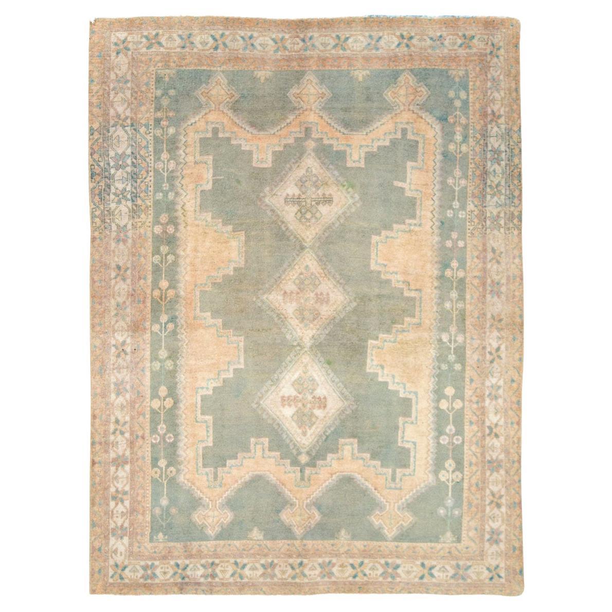 Mid-20th Century Persian Afshar Accent Rug in vendita
