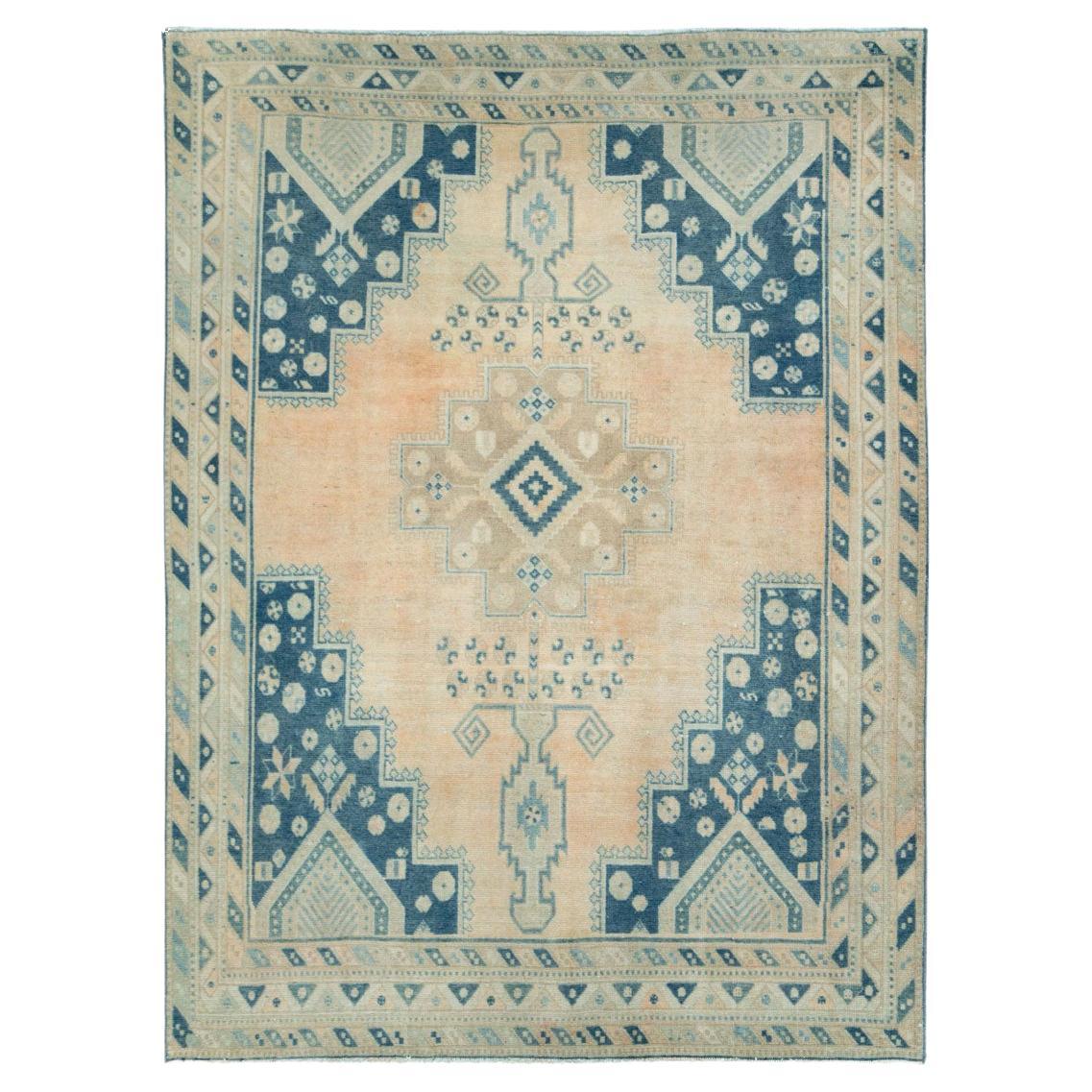 Mid-20th Century Persian Afshar Accent Rug
