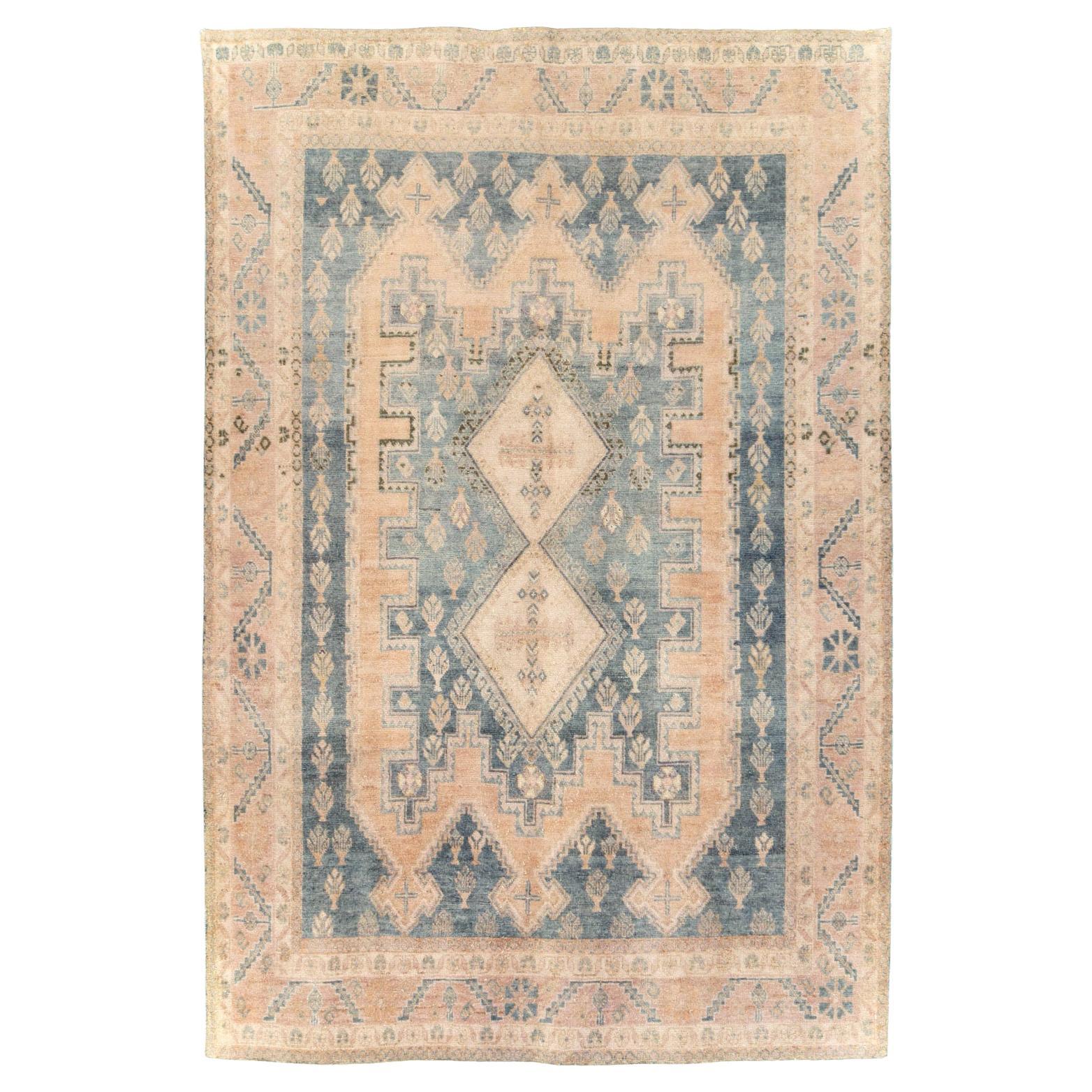Mid-20th Century Persian Afshar Accent Rug For Sale