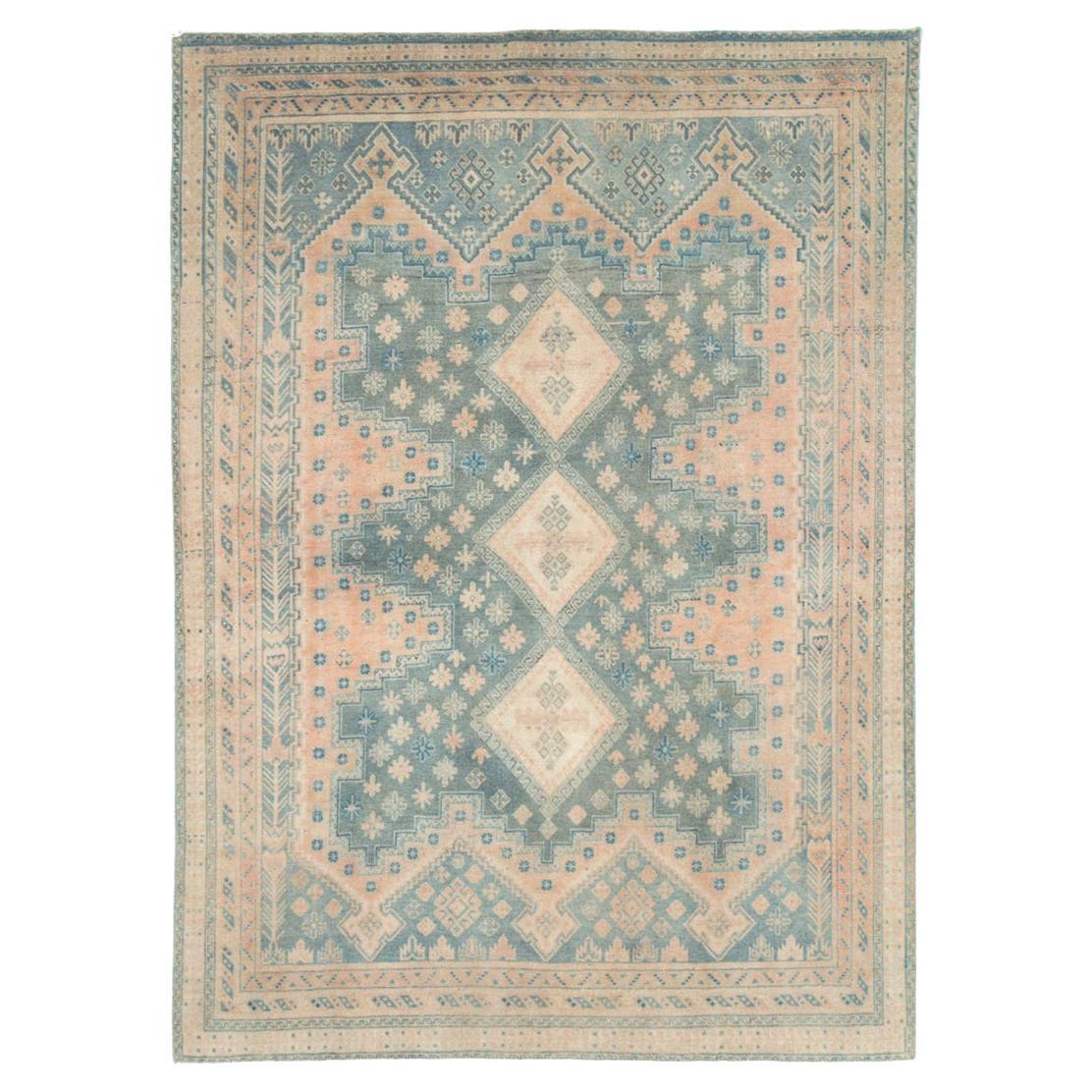 Mid-20th Century Persian Afshar Accent Rug For Sale