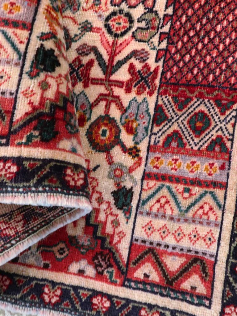 Alfombra persa Afshar de mediados del siglo XX Lana en venta