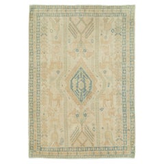Mid-20th Century Persian Afshar Throw Rug
