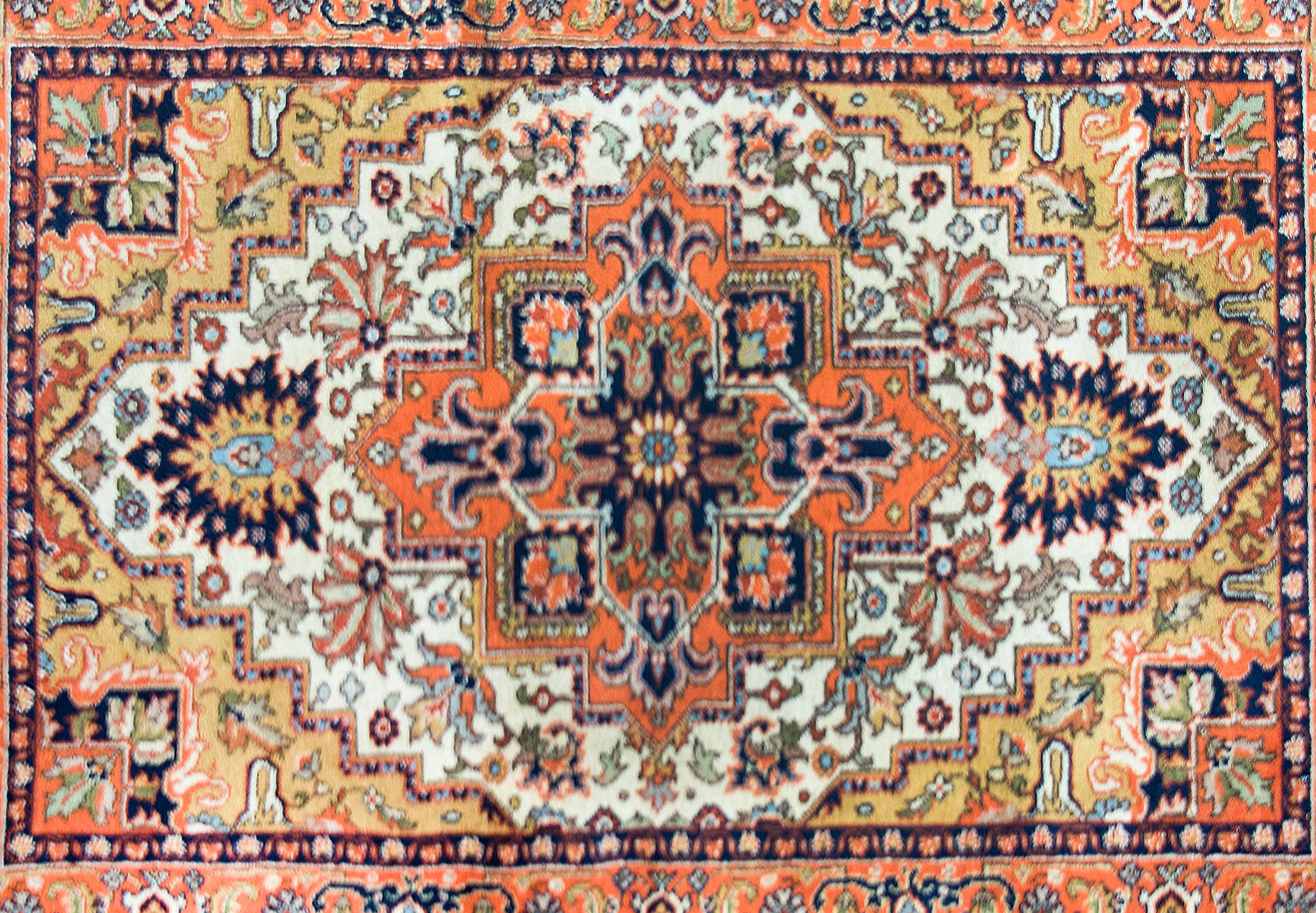 Mid-20th Century Persian Ardabil Rug For Sale 7