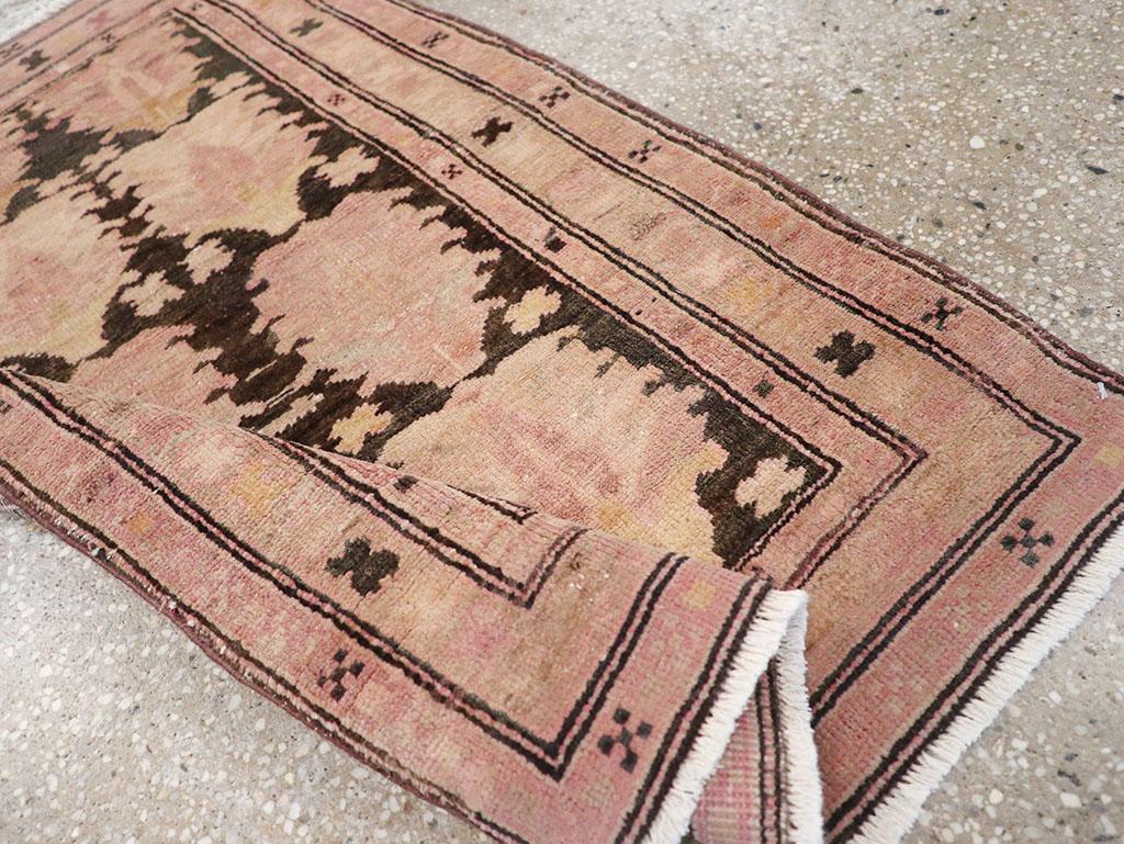 Mid-20th Century Persian Ardebil Throw Rug For Sale 1